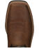Image #6 - Justin Men's Stampede Bolt Soft Pull On Western Work Boots - Square Toe, Pecan, hi-res