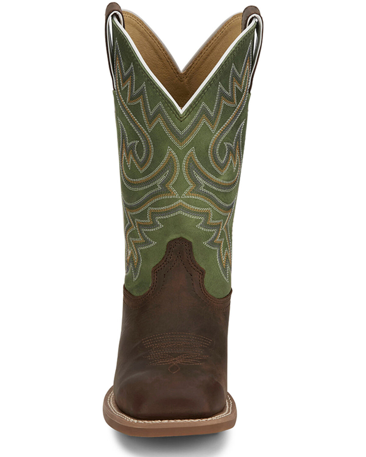 Image #4 - Justin Women's Little Sugar Wester Boots - Broad Square Toe, Dark Brown, hi-res