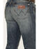 Image #4 - Wrangler Retro Men's Dark Night Medium Wash Slim Straight Stretch Denim Jeans, Medium Wash, hi-res