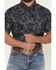 Image #3 - Rock & Roll Denim Men's Tek Camo Print Short Sleeve Snap Stretch Western Shirt, Black, hi-res