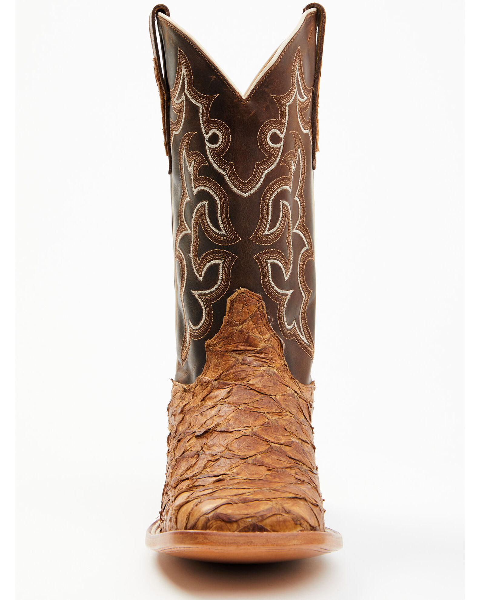 Cody James Men s Exotic Pirarucu Skin Western Boots Broad Square Toe Sheplers
