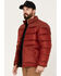 Wrangler ATS Men's All-Terrain Classic Zip-Front Puffer Jacket, Red, hi-res