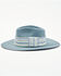 Marco Delli Women's Trompo Cloth Ribbon Wool Felt Western Hat , Light Blue, hi-res