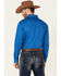 Roper Men's Amarillo Collection Solid Long Sleeve Western Shirt, Blue, hi-res