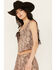 Image #2 - Shyanne Women's Snake Print Cropped Corset Top, Taupe, hi-res