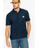 Image #2 - Carhartt Men's Contractor's Pocket Short Sleeve Polo Work Shirt - Big & Tall, Navy, hi-res