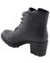 Image #8 - Milwaukee Leather Women's Studded Rocker Boots - Round Toe, Dark Grey, hi-res
