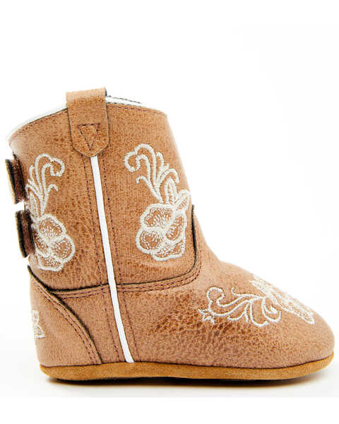 Image #2 - Shyanne Infant Girls' Lil' Lasy Poppet Boots - Round Toe, Brown, hi-res