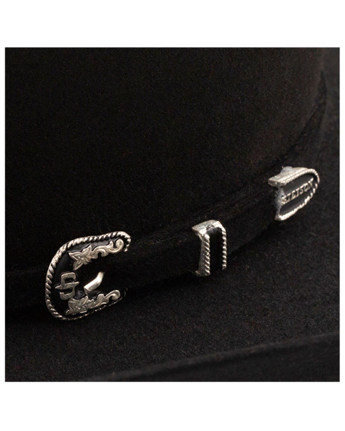 Image #3 - Stetson Skyline 6X Felt Cowboy Hat, Black, hi-res