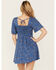 Image #4 - Idyllwind Women's Cardinal Printed Mini Dress, Steel Blue, hi-res