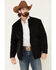 Cripple Creek Men's Black Nylon CC Barn Coat , Black, hi-res