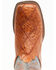 Image #6 - Cody James Men's Exotic Ostrich Western Boots - Broad Square Toe, Cognac, hi-res