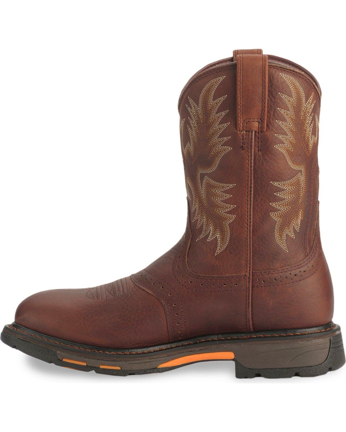 Image #3 - Ariat Men's H2O Workhog Western Work Boots - Composite Toe, Copper, hi-res