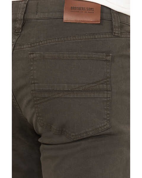Image #4 - Brothers and Sons Men's Appaloosa Slim Taper Twill Stretch Denim Jeans, Grey, hi-res