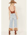 Image #3 - Driftwood Women's Desperado Light Wash High Rise Cropped Charlee Jeans, Light Wash, hi-res