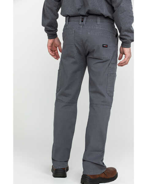 Image #2 - Ariat Men's FR M5 Duralight Stretch Canvas Straight Work Pants , Grey, hi-res