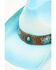 Image #2 - Shyanne Women's Better In Blue Straw Cowboy Hat, Light Blue, hi-res