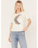 Image #1 - Shyanne Women's Moon Graphic Short Sleeve Tee, Off White, hi-res