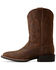 Ariat Men's Sport Western Performance Boots - Broad Square Toe, Brown, hi-res