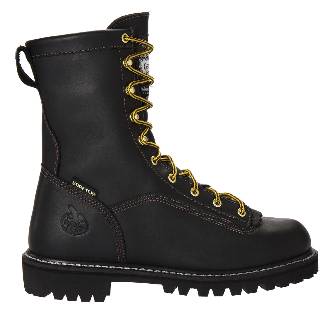round toe boots with heel