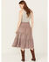Image #3 - Angie Women's Tiered Midi Skirt , Taupe, hi-res