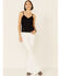 Shyanne Women's Solid Satin V-Neck Cami , Black, hi-res