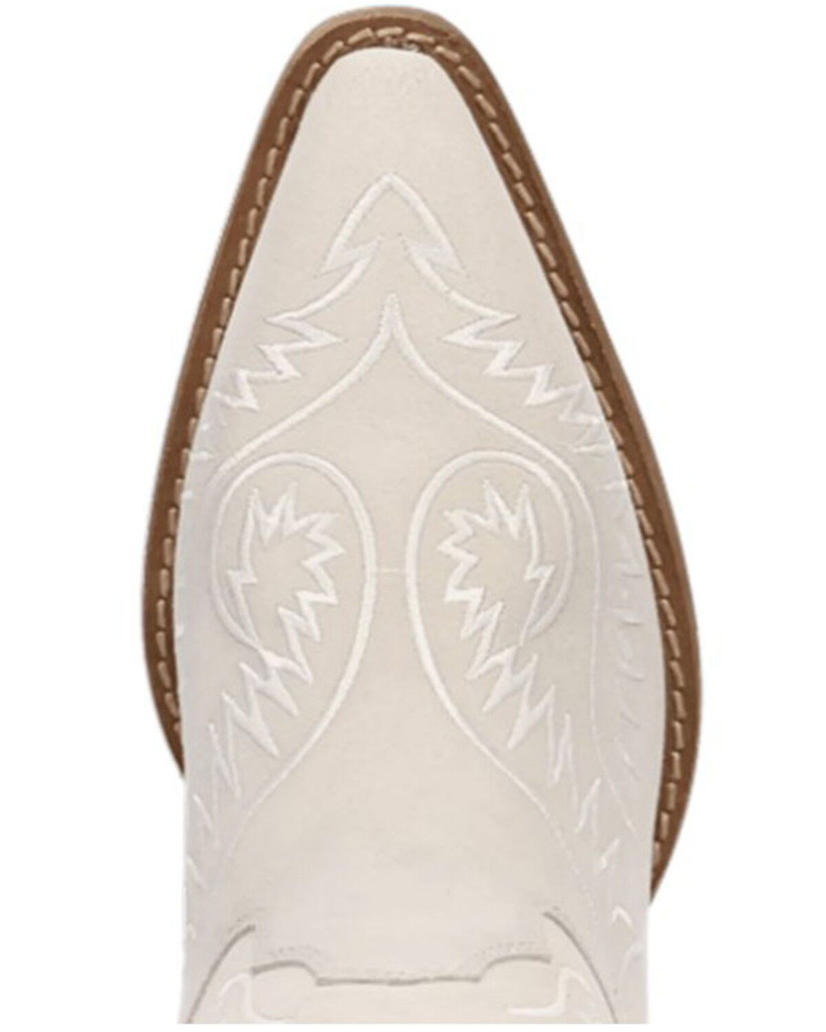 Image #6 - Dingo Women's Evita Suede Tall Western Boots - Snip Toe, White, hi-res