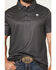 Image #3 - Rock & Roll Denim Men's Geo Print Short Sleeve Button-Down Stretch Polo Shirt, Black, hi-res