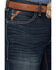 Ariat Men's M4 Ford Quentin Stretch Relaxed Bootcut Jeans , Blue, hi-res