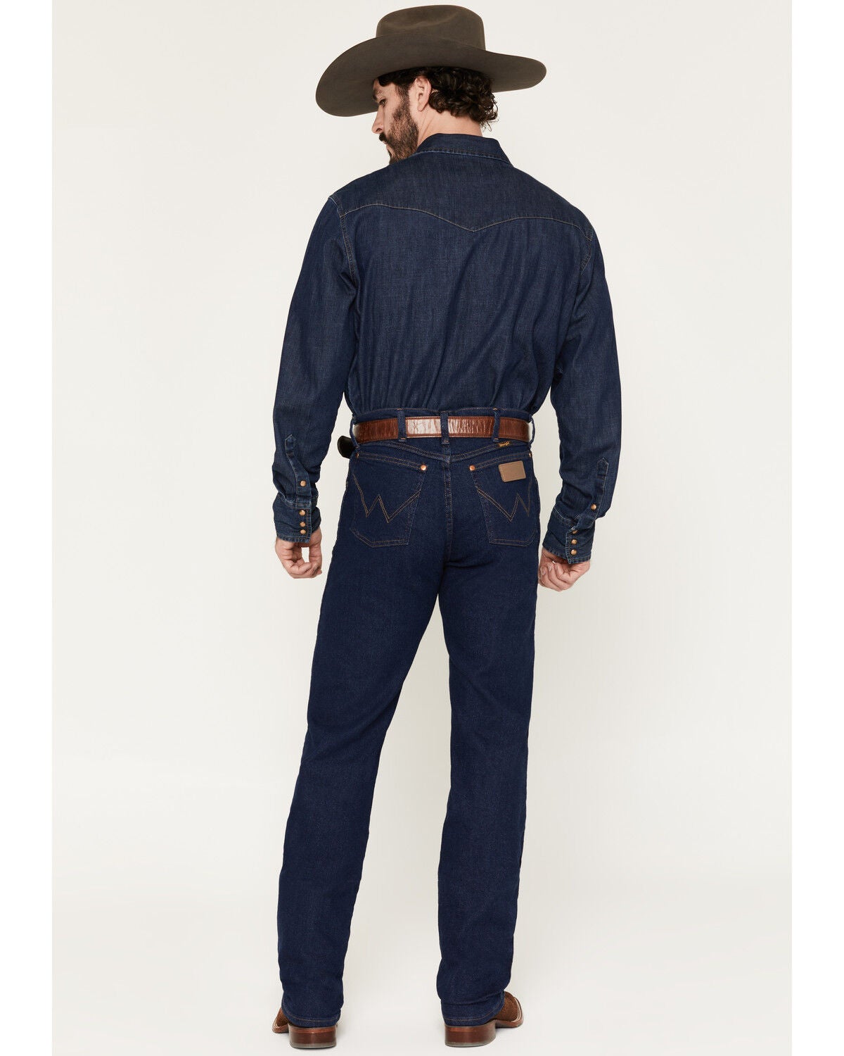 Image #3 - Wrangler Men's 947 Regular Fit Stretch Denim Jeans, Indigo, hi-res