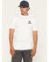 Image #2 - Troll Co Men's Haggler Short Sleeve Graphic Work T-Shirt, White, hi-res