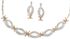 Montana Silversmiths Barbed Wire & Rhinestones Necklace Set, Silver, hi-res