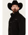 Image #2 - Ariat Men's Vernon Sherpa 2.0 Snap Softshell Jacket, Black, hi-res