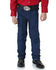 Image #2 - Wrangler Jeans - Cowboy Cut - 4-7 Regular/Slim, Indigo, hi-res