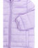 Image #2 - Urban Republic Youth Girls' Quilted Packable Puffer Hooded Jacket, Purple, hi-res