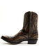 Image #3 - Corral Men's Inlay And Embroidered Short Western Boots - Snip Toe, Red, hi-res