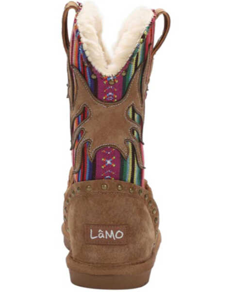 Image #5 - Lamo Footwear Kids' Wrangler Boots - Round Toe , Chestnut, hi-res