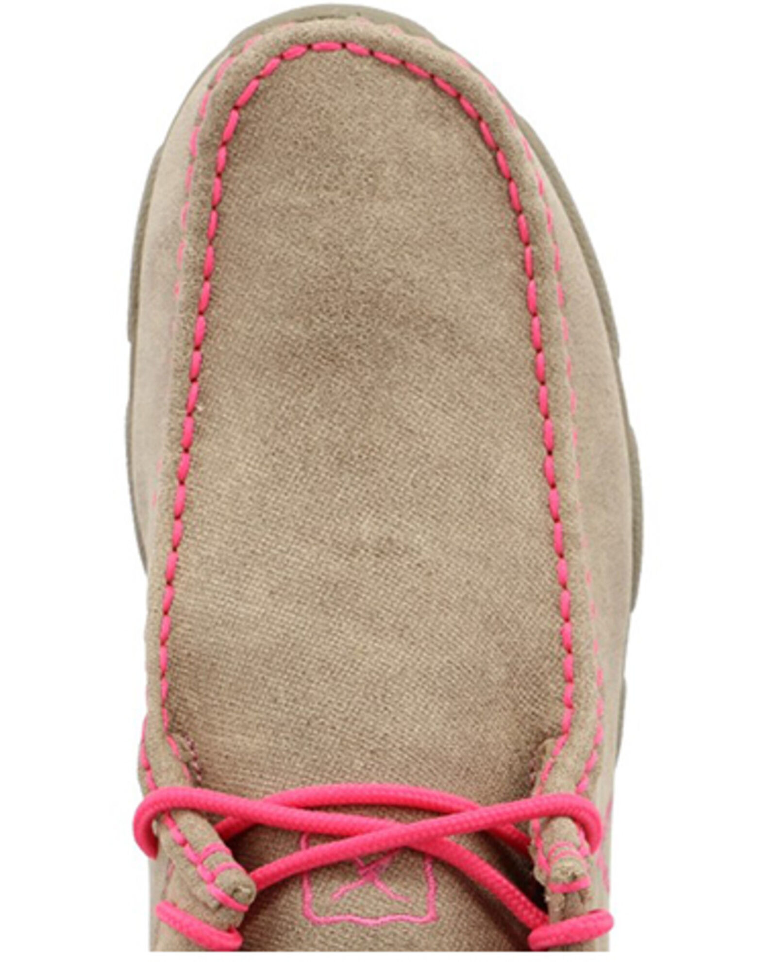 Image #6 - Twisted X Women's Tough Enough to Wear Pink Driving Mocs - Moc Toe, Distressed, hi-res