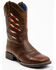 Image #1 - Cody James Boys' Ripped Flag Western Boots - Broad Square Toe, Multi, hi-res