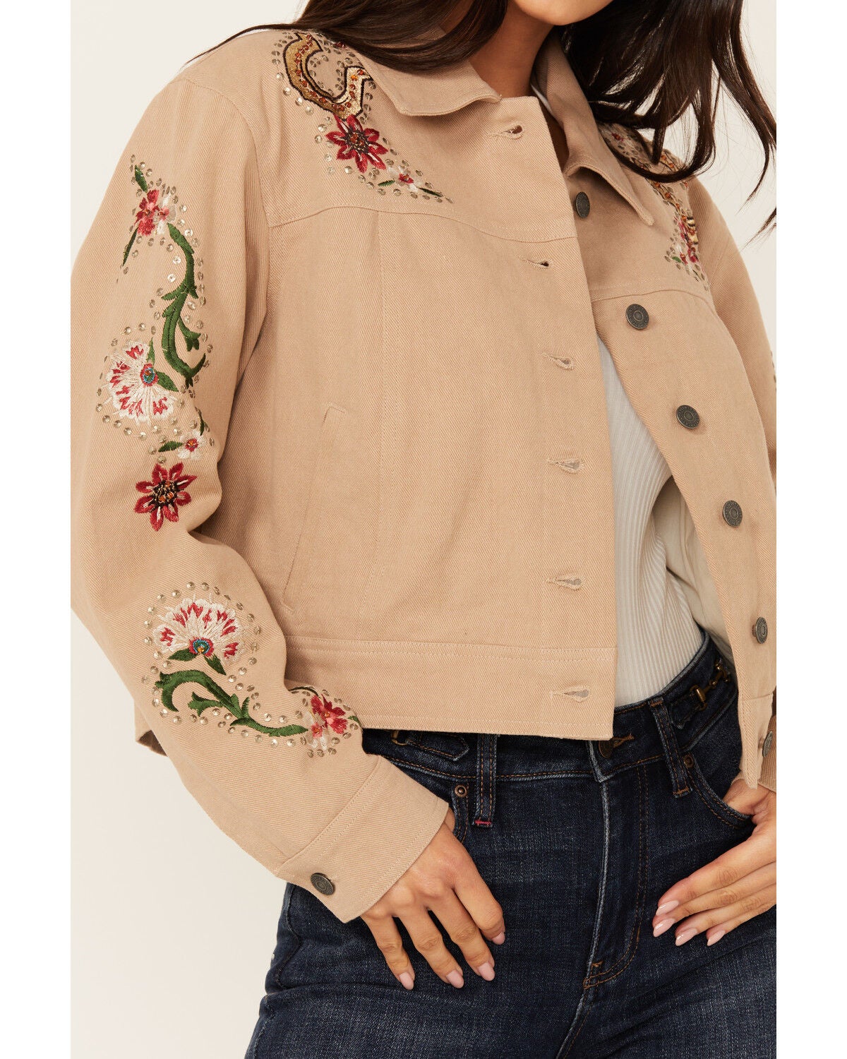 Image #4 - Idyllwind Women's Yancey Embellished Lightweight Jacket, , hi-res