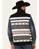 Image #4 - Cinch Men's Multi Southwestern Stripe Zip-Front Bonded Vest , , hi-res