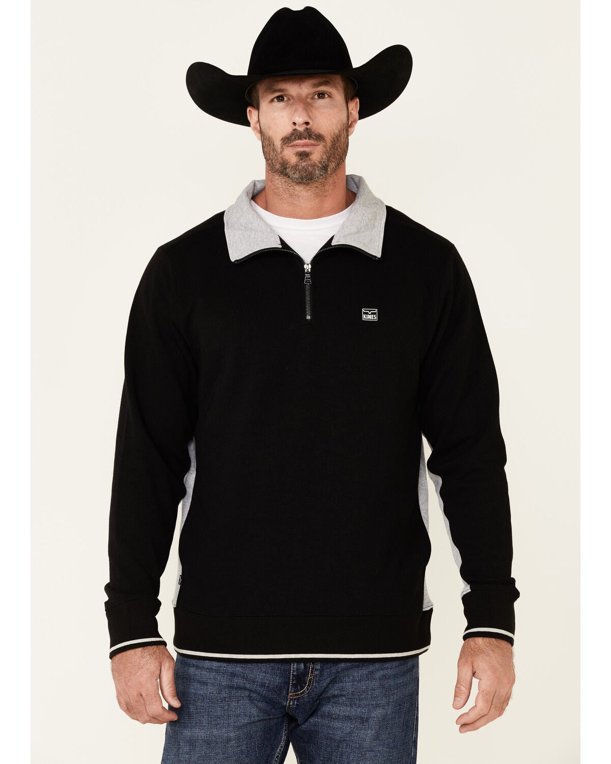 mens western quarter zip
