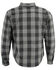 Image #3 - Milwaukee Performance Men's Aramid Checkered Plaid Biker Shirt, Dark Grey, hi-res