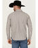 Image #4 - Moonshine Spirit Men's Southern Boy Striped Long Sleeve Pearl Snap Western Shirt, Cream, hi-res