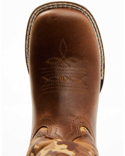 Image #6 - Cody James Boys' Camo Western Boot - Square Toe, Multi, hi-res
