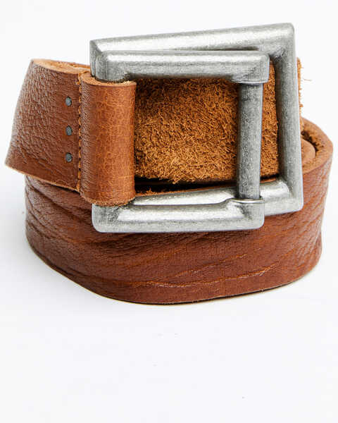 Free People Women's Leather Belt, Sand, hi-res