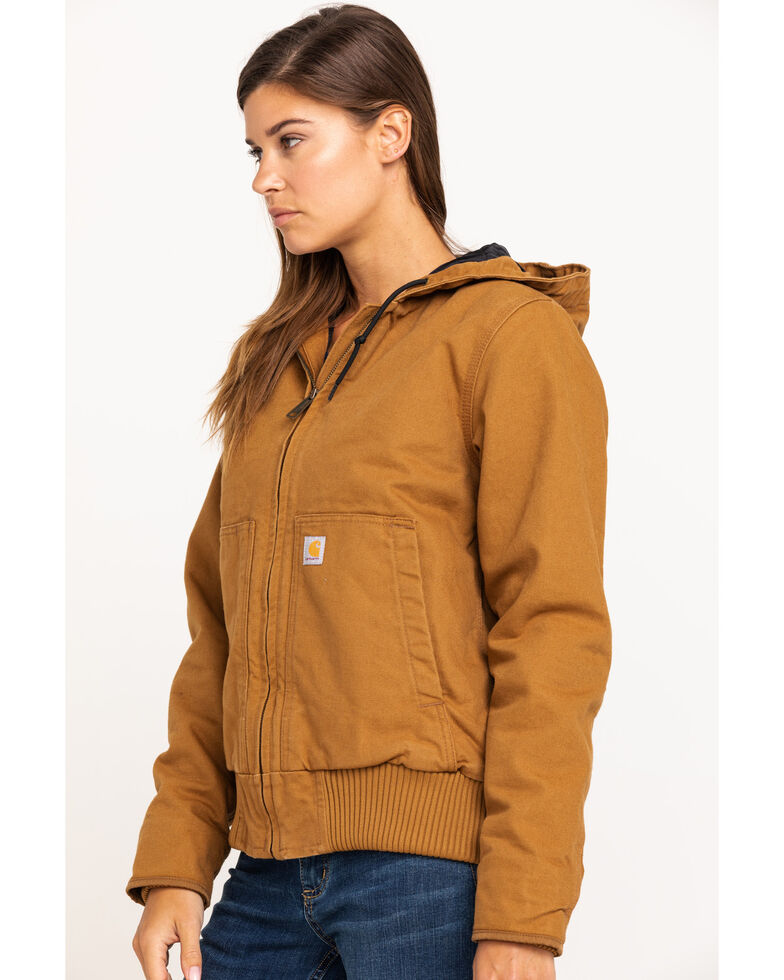 Carhartt Women's Sandstone Quilted-Flannel Active Jacket | Sheplers