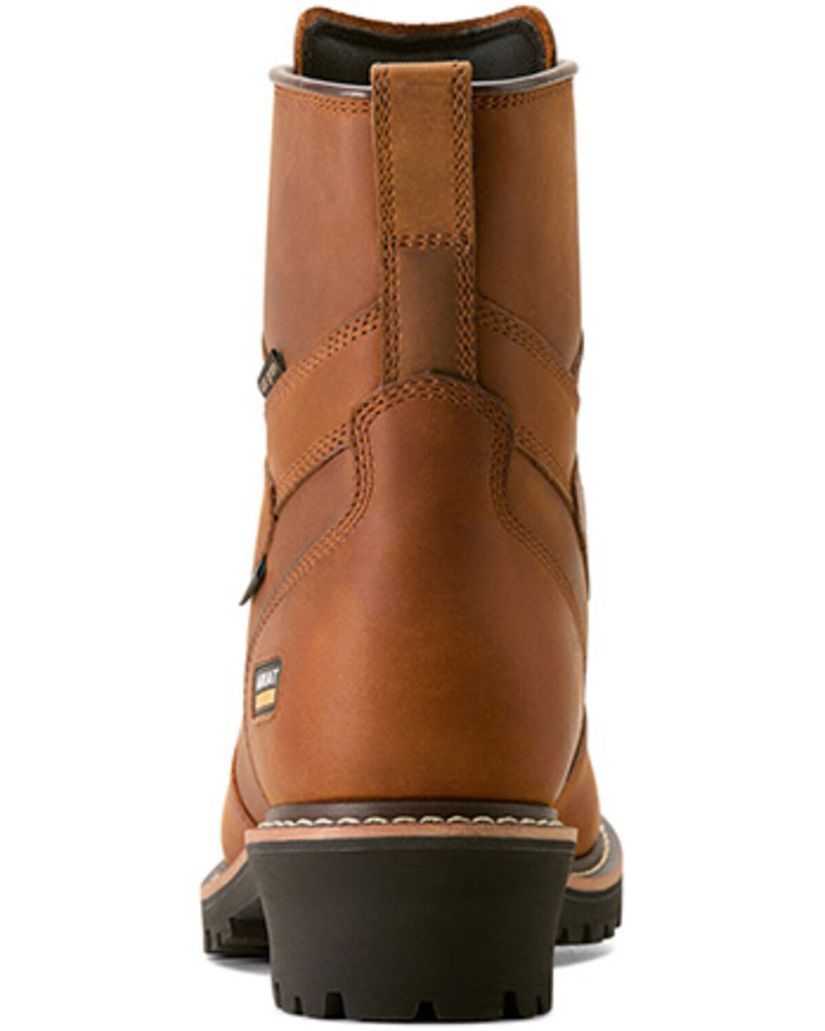 Image #3 - Ariat Men's 8" Logger Shock Shield Waterproof Insulated Work Boots - Soft Toe, Brown, hi-res
