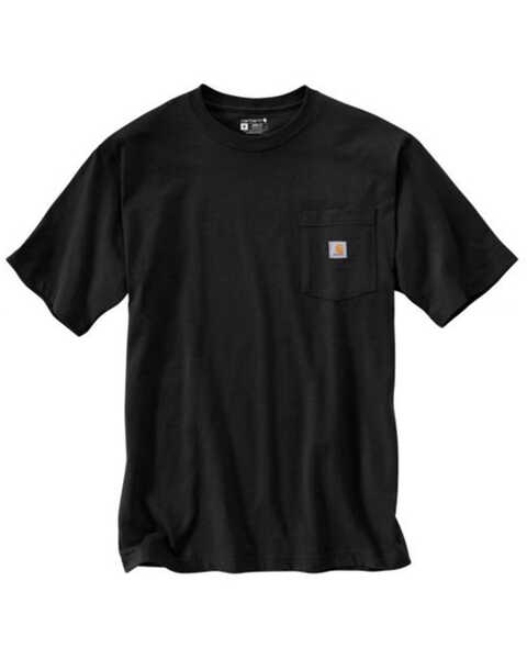 Carhartt Men's Loose Fit Heavyweight Short Sleeve Graphic Work T-Shirt, Black, hi-res