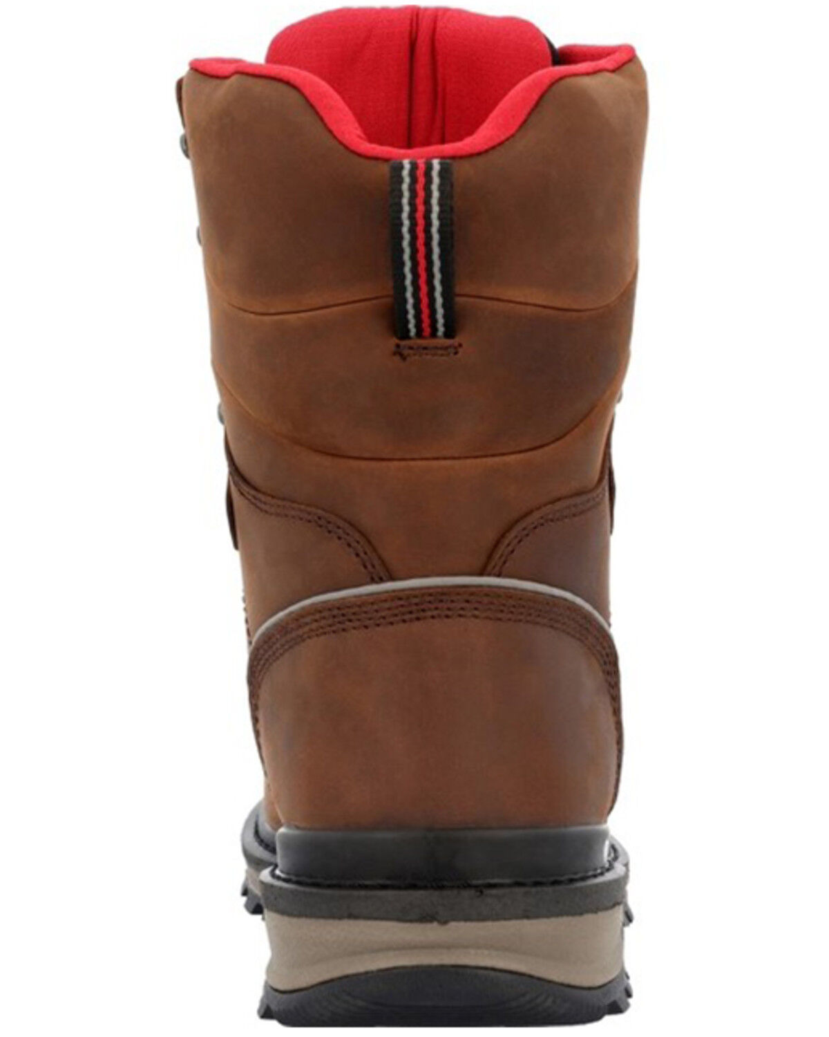 Image #5 - Rocky Men's Rams Horn Waterproof 8" Lace-Up Work Boots - Composite Toe, Brown, hi-res